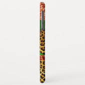 AFDRUKTE GIRAFFE LEOPARD HUID GREEN EMERALD GEM Case-Mate iPhone CASE (Achterkant/links)