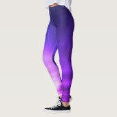 AFDRUKTE LEGGINGS DARK CLOUDS BIJ SUNSET PAARS (Links)