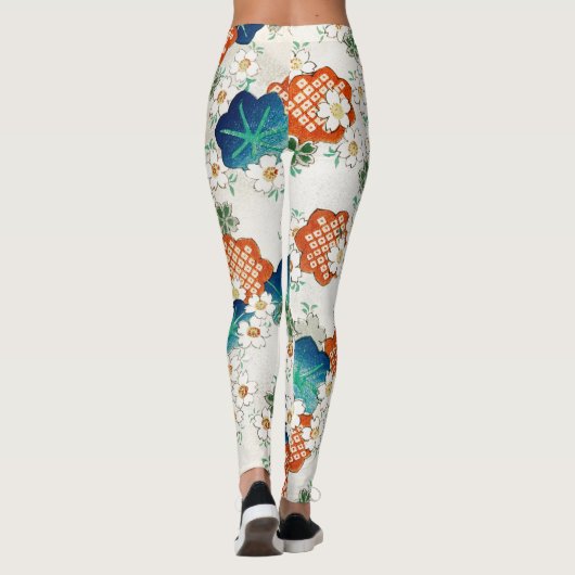 AFDRUKTE LEGGINGS JAPANESE PATROON (Achterkant)