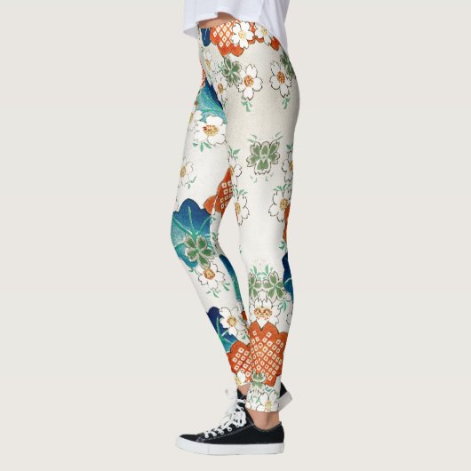 AFDRUKTE LEGGINGS JAPANESE PATROON (Links)