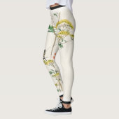 AFDRUKTE LEGGINGS JAPANESE WOODBLOCK AFDRUKKEN (Links)