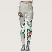 AFDRUKTE LEGGINGS JAPANESE WOODBLOCK AFDRUKKEN (Voorkant)