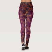 AFDRUKTE Leggings MET WINTERSNOWFLAKE (Achterkant)