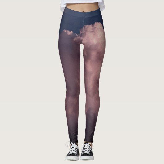 AFDRUKTE Leggings TEGEN BLAUW (Voorkant)
