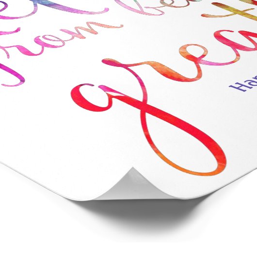 Afdrukteken van aftredingspartij waterverf poster (Hoek)