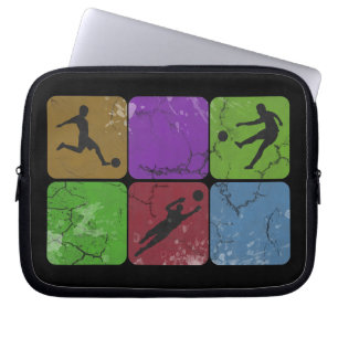 Afdrukten laptophoes van Soccer Player Laptop Sleeve
