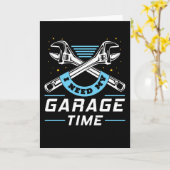 Afdruktijd auto afstempeling in de garage kaart (Gele Bloem)