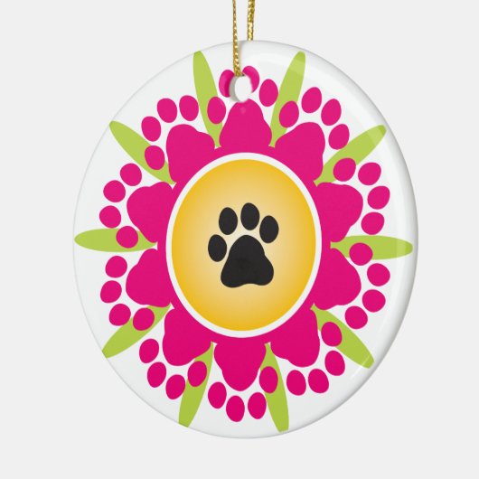 Afdrukventilator verven keramisch ornament (Links)