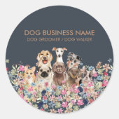 Afdrukventilatoren Ronde Sticker (Voorkant)