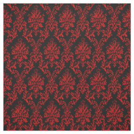 Afdrukverbinding rood en zwart stof