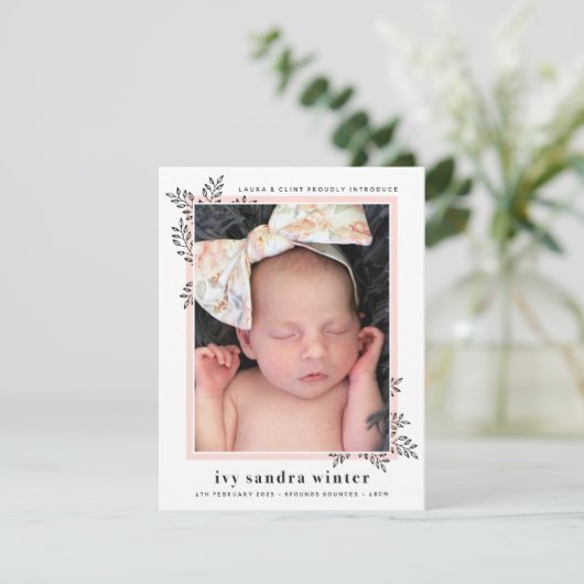 AFDRUKVOLGORDE 4,25 x 5,5-inch hoge verticale kaar Kaart (Staand voorkant)