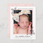 AFDRUKVOLGORDE 4,25 x 5,5-inch hoge verticale kaar Kaart (Voorkant / Achterkant)