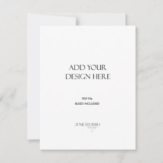 AFDRUKVOLGORDE 4,25x5,5" Portretkaart Kaart