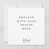 AFDRUKVOLGORDE 5,25 x 5,25-inch vierkante kaart (Voorkant)