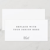 AFDRUKVOLGORDE 8 x 4 inch liggend formaat kaart (Voorkant / Achterkant)