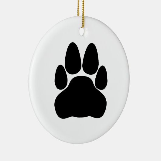 Afdrukvorm zwart-wit keramisch ornament (Rechts)