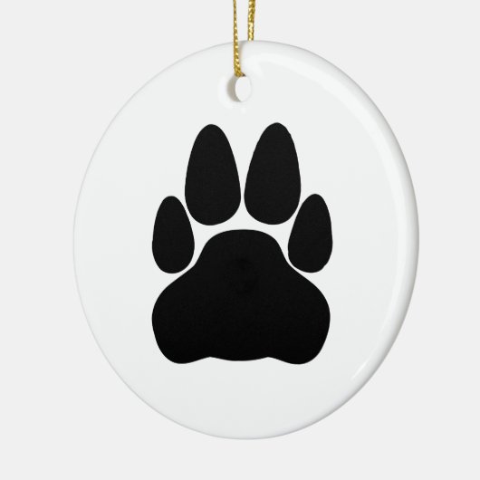 Afdrukvorm zwart-wit keramisch ornament (Links)