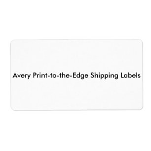 Afdrukvriendelijke verzendlabels etiket