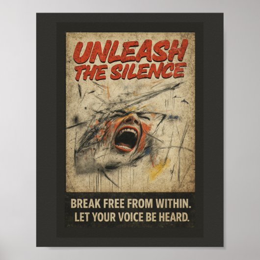 Afdrukwaarde Poster papier mat Inspirerend (Voorkant)