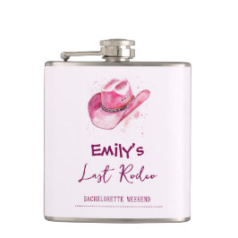 Afdwalende Bruidsweekend Op Maat Gemaakte Roze Fla Heupfles