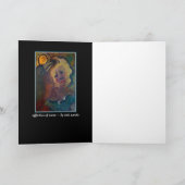 Affectie van Raaf - het Oorspronkelijke Wenskaart Kaart (Binnen)