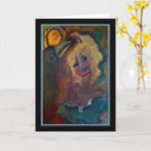 Affectie van Raaf - het Oorspronkelijke Wenskaart Kaart (Gele Bloem)