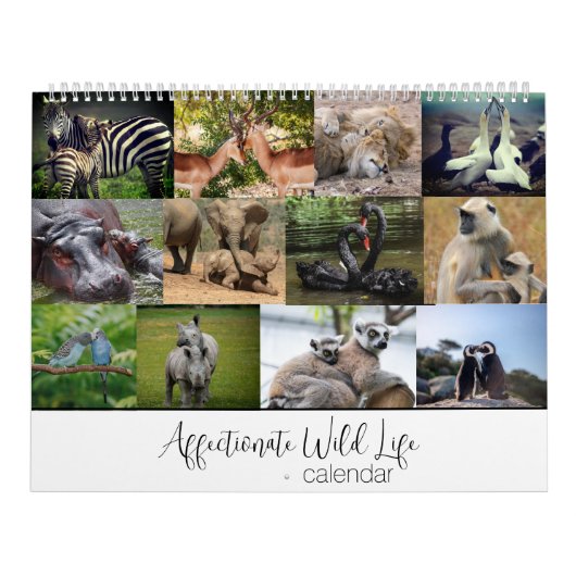 Affectionair wild kalender (Hoes)