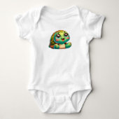 Affectionate baby schildpad romper (Voorkant)