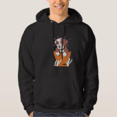 Affectionate Pit Bull Puppy Hoodie (Voorkant)