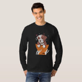 Affectionate Pit Bull Puppy T-shirt (Voorkant volledig)