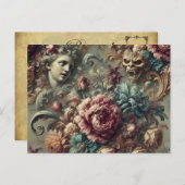 Affectionate Wrath - Gotisch Victoriaans Feestdagenkaart (Voorkant / Achterkant)