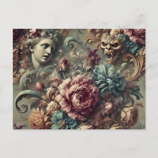 Affectionate Wrath - Gotisch Victoriaans Feestdagenkaart (Voorkant)