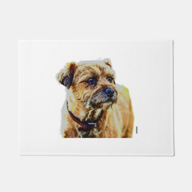 Affen Border Terrier Deurmat (Voorkant)
