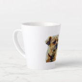 Affen Border Terrier Latte Mok (Linkerhoek)