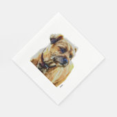 Affen Border Terrier Servet (Hoek)