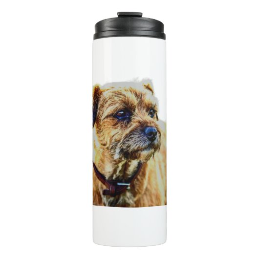 Affen Border Terrier Thermosbeker (Voorkant)
