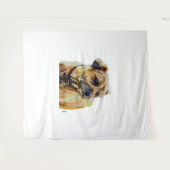 Affen Border Terrier Wandkleed (Voorkant (horizontaal))