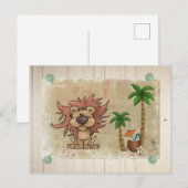 Affenhitze Postkarte Briefkaart (Voorkant / Achterkant)