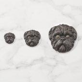 Affenpinscher 3D Geïnspireerd Confetti (Achterkanten)