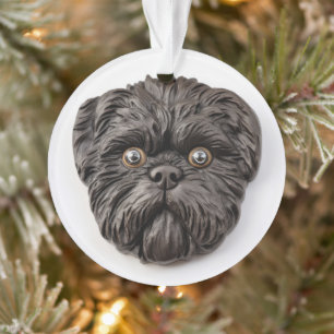 Affenpinscher 3D geïnspireerd Ornament