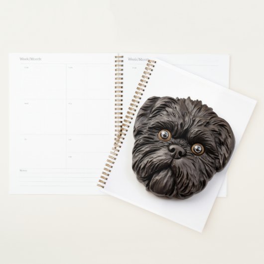 Affenpinscher 3D Geïnspireerd Planner (Display)