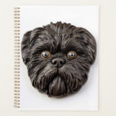 Affenpinscher 3D Geïnspireerd Planner (Voorkant)