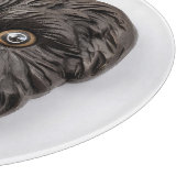 Affenpinscher 3D geïnspireerd Snijplank (Hoek)