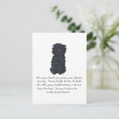 Affenpinscher Aandenken Briefkaart (Staand voorkant)