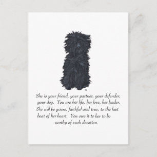 Affenpinscher Aandenken Briefkaart
