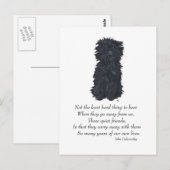 Affenpinscher Aandenken Briefkaart (Voorkant / Achterkant)