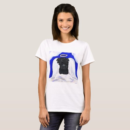 Affenpinscher Angel T-shirt (Voorkant volledig)