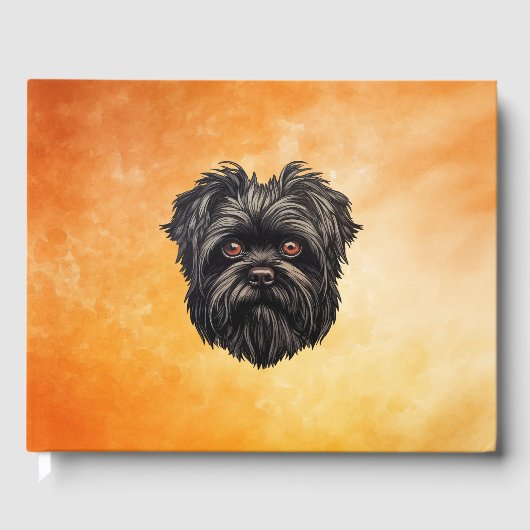 Affenpinscher Apenhond Affens Terrier Gastenboek (Voorkant)