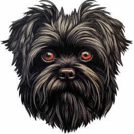 Affenpinscher Apenhond Affens Terriër Magneet Fotobeeldje Magneet