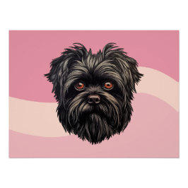Affenpinscher Apenhond Affens Terrier Perfect Poster